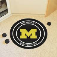 Michigan Wolverines Hockey Puck Mat