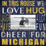 Michigan Wolverines In This House 10" x 10" Picture Frame