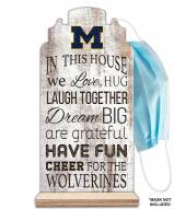Michigan Wolverines In This House Mask Holder