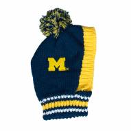 Michigan Wolverines Knit Dog Hat