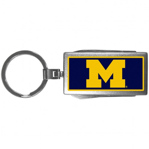 Michigan Wolverines Logo Multi-tool Key Chain