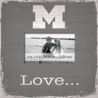 Michigan Wolverines Love Picture Frame