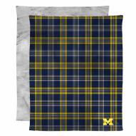 Michigan Wolverines Micro Mink Throw Blanket