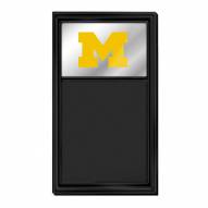 Michigan Wolverines Mirrored Chalk Note Board