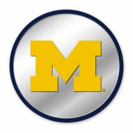 Michigan Wolverines Modern Disc Mirrored Wall Sign