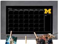 Michigan Wolverines Monthly Chalkboard with Frame