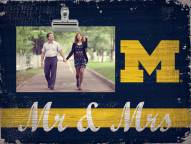 Michigan Wolverines Mr. & Mrs. Clip Frame