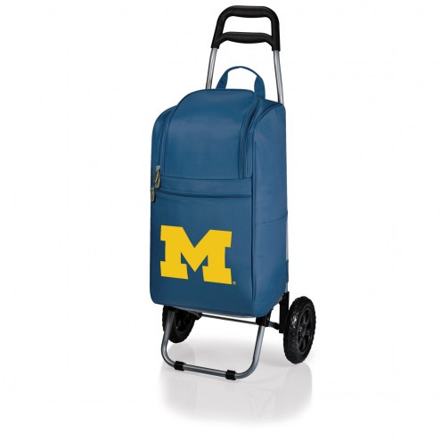 Michigan Wolverines Navy Cart Cooler