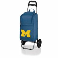 Michigan Wolverines Navy Cart Cooler
