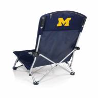 Michigan Wolverines Navy/Slate Tranquility Beach Chair