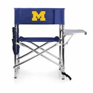 Michigan Wolverines Navy Sports Folding Chair