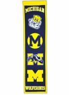Michigan Wolverines NCAA Heritage Banner
