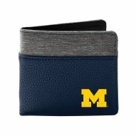 Michigan Wolverines Pebble Bi-Fold Wallet