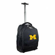 Michigan Wolverines Premium Wheeled Backpack