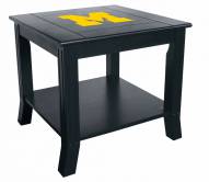 Michigan Wolverines Side Table