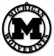 Michigan Wolverines Silhouette Logo Cutout Door Hanger