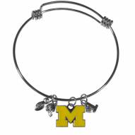 Michigan Wolverines Charm Bangle Bracelet
