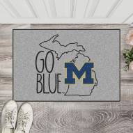 Michigan Wolverines Southern Style Starter Rug