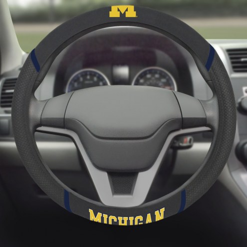 Michigan Wolverines Steering Wheel Cover