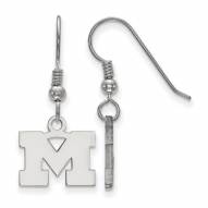 Michigan Wolverines Sterling Silver Extra Small Dangle Earrings