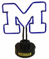 Michigan Wolverines Team Logo Neon Lamp