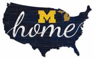 Michigan Wolverines USA Cutout Sign