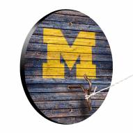 Michigan Wolverines Weathered Design Hook & Ring Game