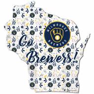 Milwaukee Brewers 12" Floral State Sign