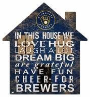 Milwaukee Brewers 12" House Sign