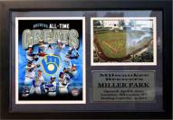 Milwaukee Brewers 12" x 18" Greats Photo Stat Frame
