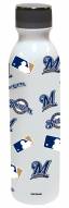 Milwaukee Brewers 24 oz. Stainless Steel All Over Print Water Bottle