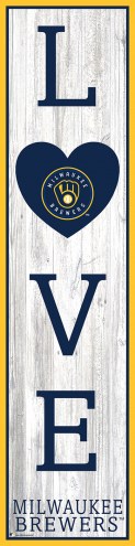 Milwaukee Brewers 48&quot; Love Leaner