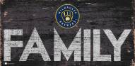 Milwaukee Brewers 6" x 12" Family Sign