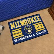 Milwaukee Brewers Baseball Club Starter Rug