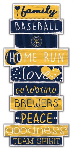 Milwaukee Brewers Celebrations Stack Sign