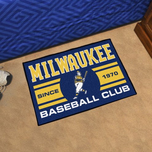 Milwaukee Brewers Starter Rug