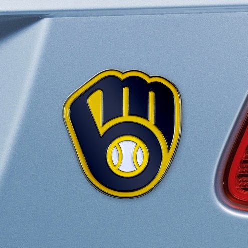 Milwaukee Brewers Color Car Emblem