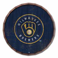 Milwaukee Brewers Cracked Color 24" Barrel Top