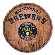 Milwaukee Brewers Established Date 16" Barrel Top