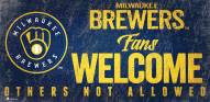 Milwaukee Brewers Fans Welcome Sign