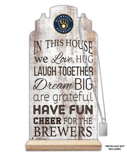 Milwaukee Brewers In This House Mask Holder