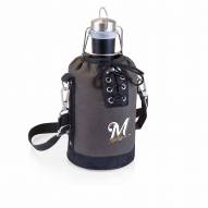 Milwaukee Brewers Insulated Growler Tote with 64 oz. Stainless Steel Growler