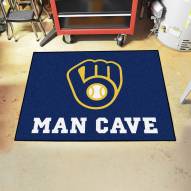Milwaukee Brewers Man Cave All-Star Rug