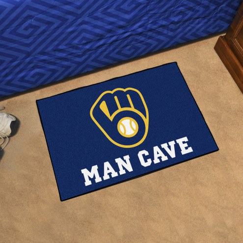 Milwaukee Brewers Man Cave Starter Mat