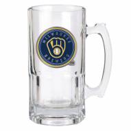 Milwaukee Brewers MLB 1 Liter Glass Macho Mug
