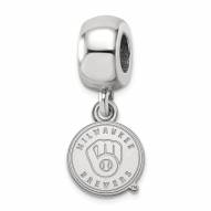 Milwaukee Brewers Sterling Silver Extra Small Bead Charm