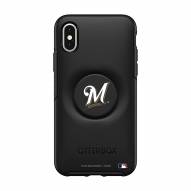 Milwaukee Brewers OtterBox Symmetry PopSocket iPhone Case
