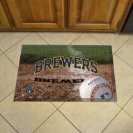 Milwaukee Brewers Scraper Door Mat