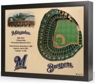 Milwaukee Brewers 25-Layer StadiumViews 3D Wall Art