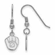 Milwaukee Brewers Sterling Silver Extra Small Dangle Earrings